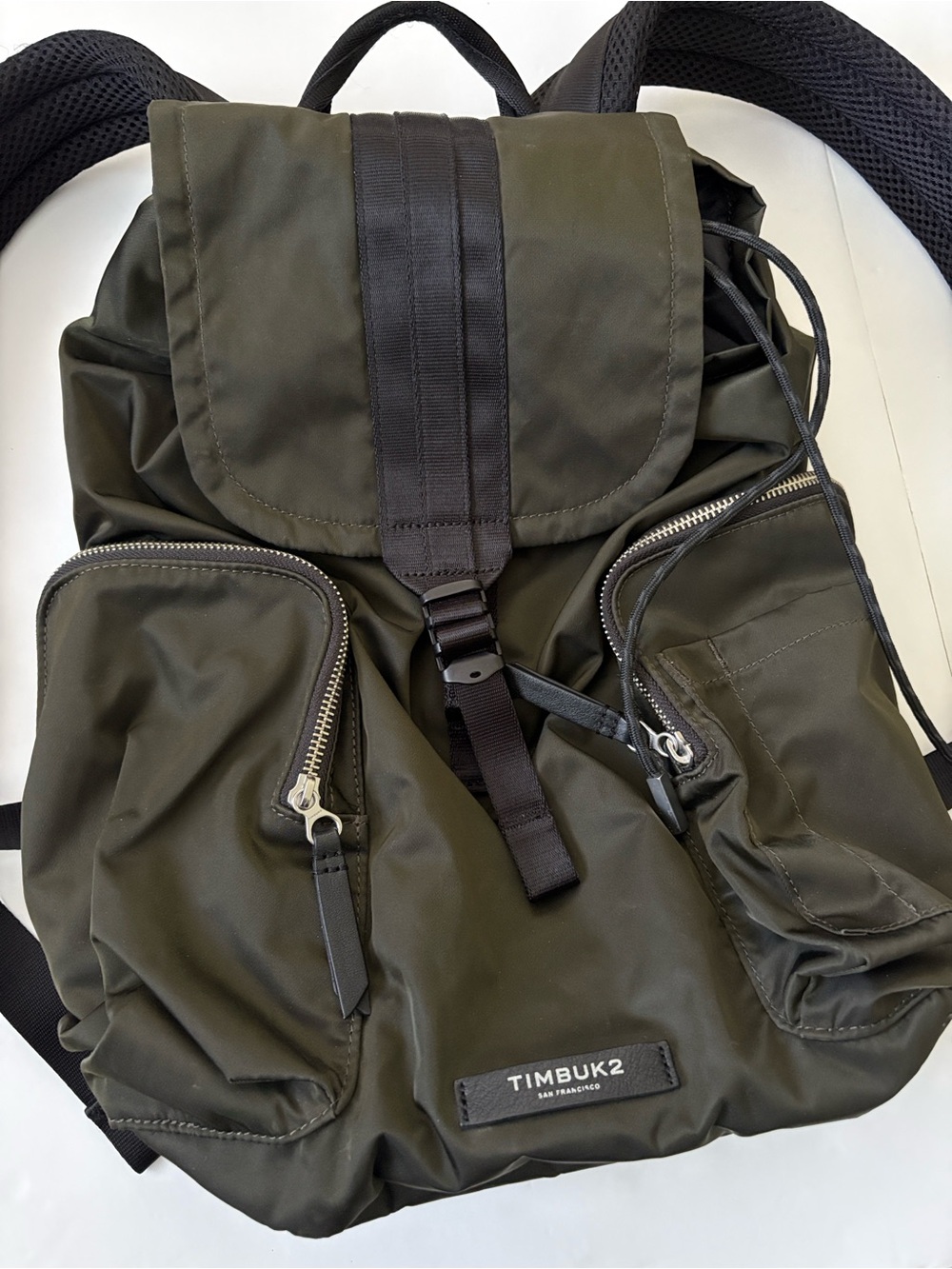 Timbuk2 Olive Green Nylon Backpack